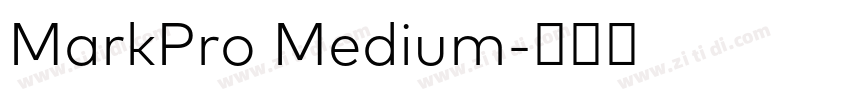 MarkPro Medium字体转换